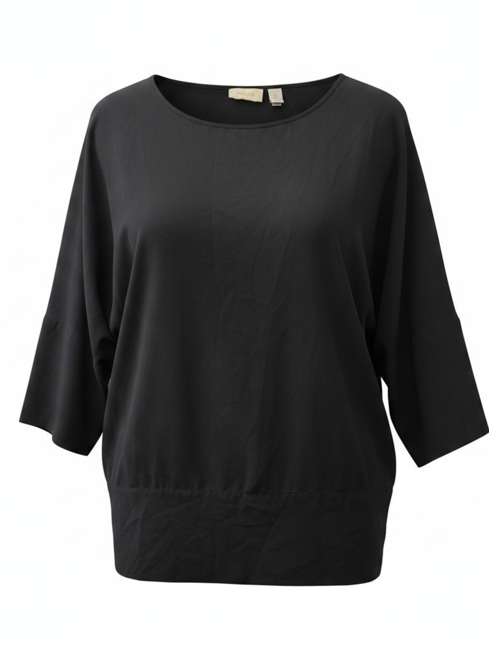 Chico's Black Dolman Sleeve Tunic Top - Size XL/16